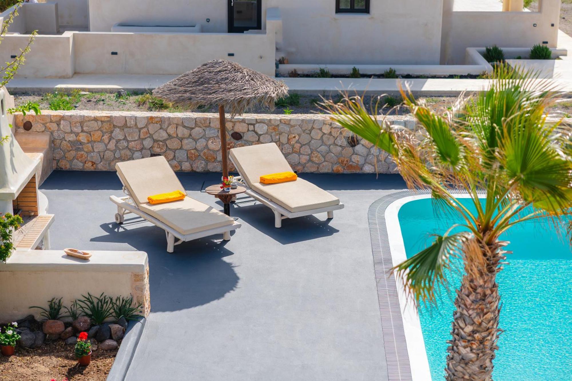 Theros Houses Santorini Kamári Kültér fotó